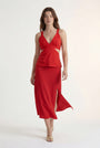 JUPE MIDI - CANDY - ROUGE JUPE NEW KOOKAI Mode Kookai