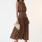 JUPE MIDI - CELIA - CHOCOLAT JUPE NEW KOOKAI Mode Kookai