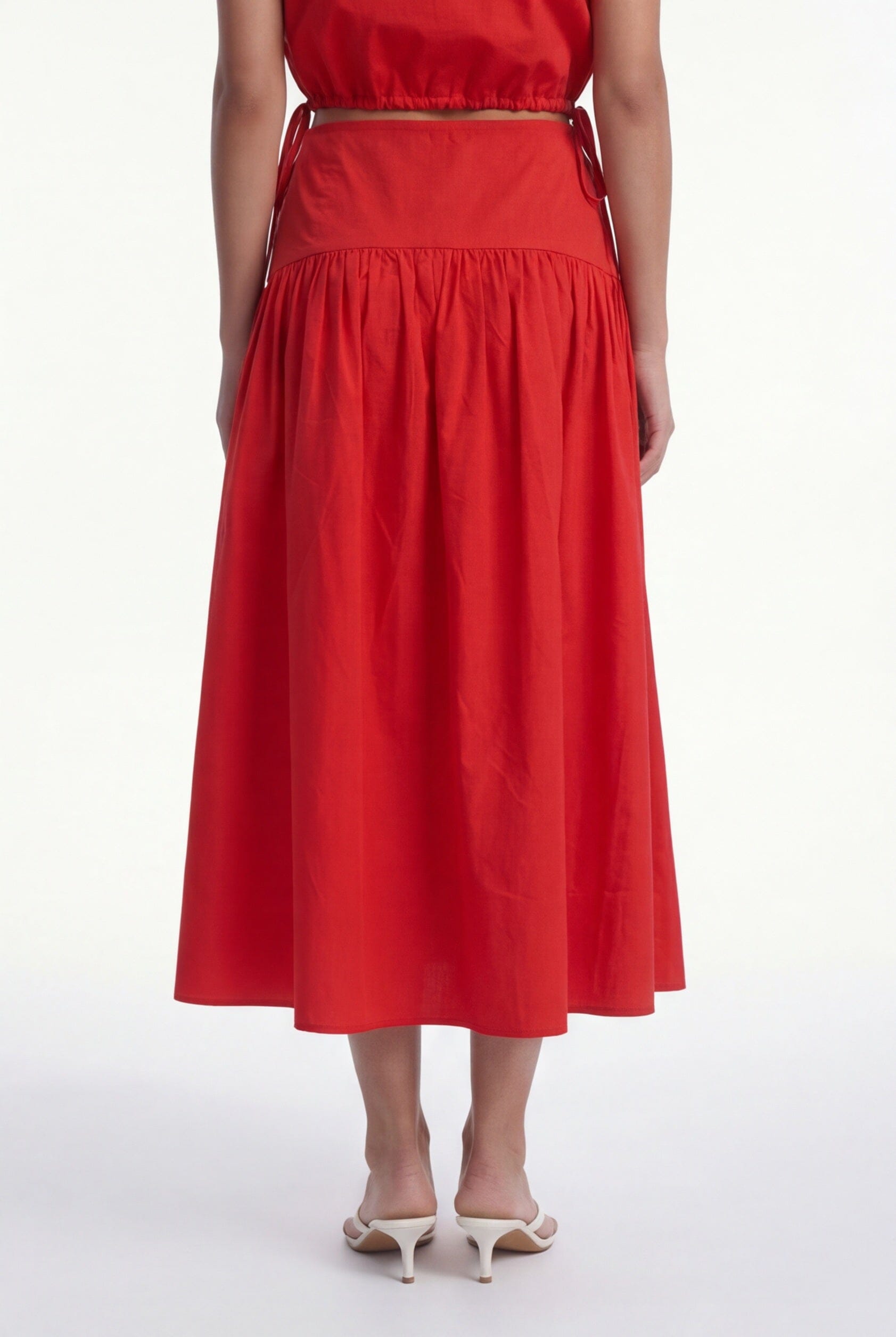 JUPE MIDI - CELIA - ROUGE JUPE NEW KOOKAI Mode Kookai