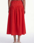 JUPE MIDI - CELIA - ROUGE JUPE NEW KOOKAI Mode Kookai