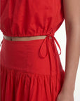 JUPE MIDI - CELIA - ROUGE JUPE NEW KOOKAI Mode Kookai