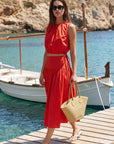 JUPE MIDI - CELIA - ROUGE JUPE NEW KOOKAI Mode Kookai