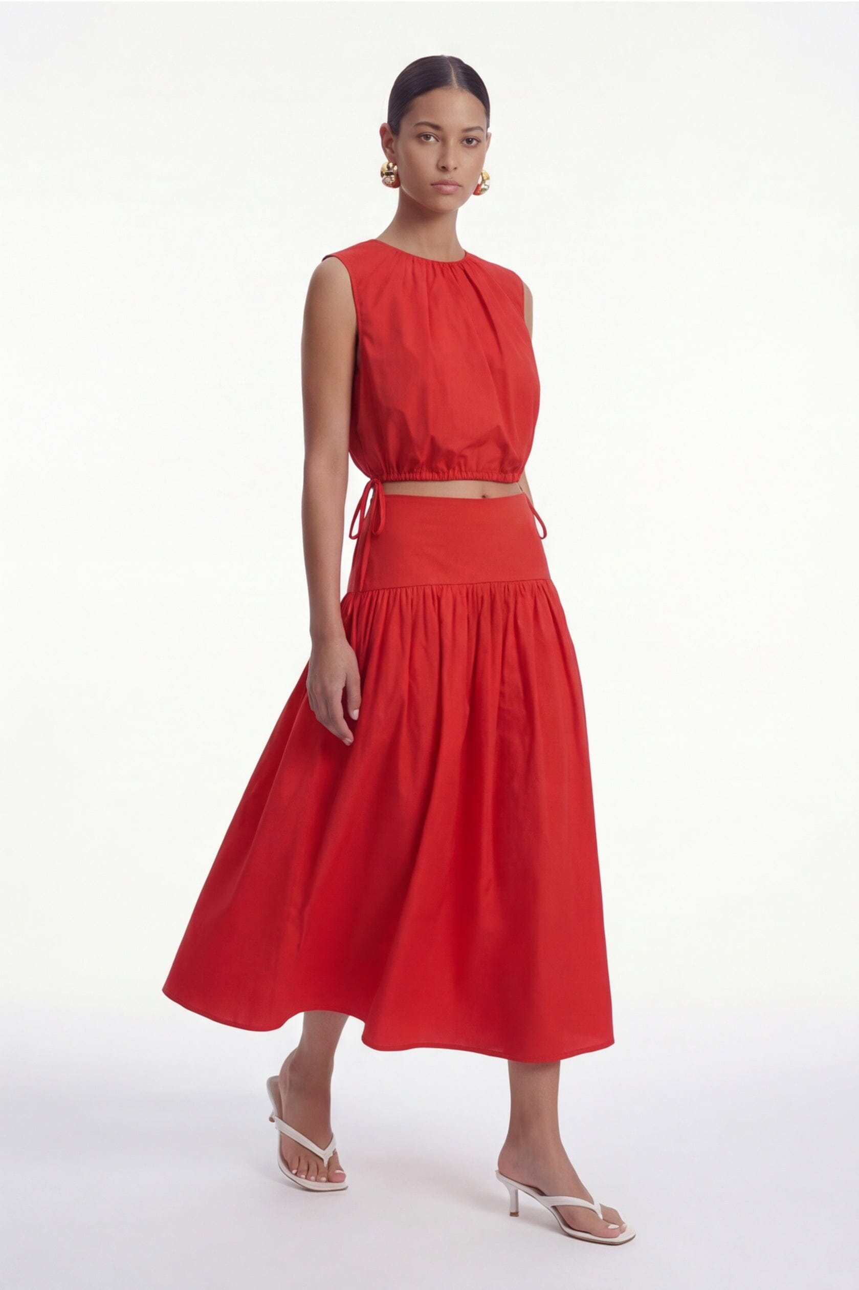 JUPE MIDI - CELIA - ROUGE JUPE NEW KOOKAI Mode Kookai