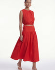 JUPE MIDI - CELIA - ROUGE JUPE NEW KOOKAI Mode Kookai