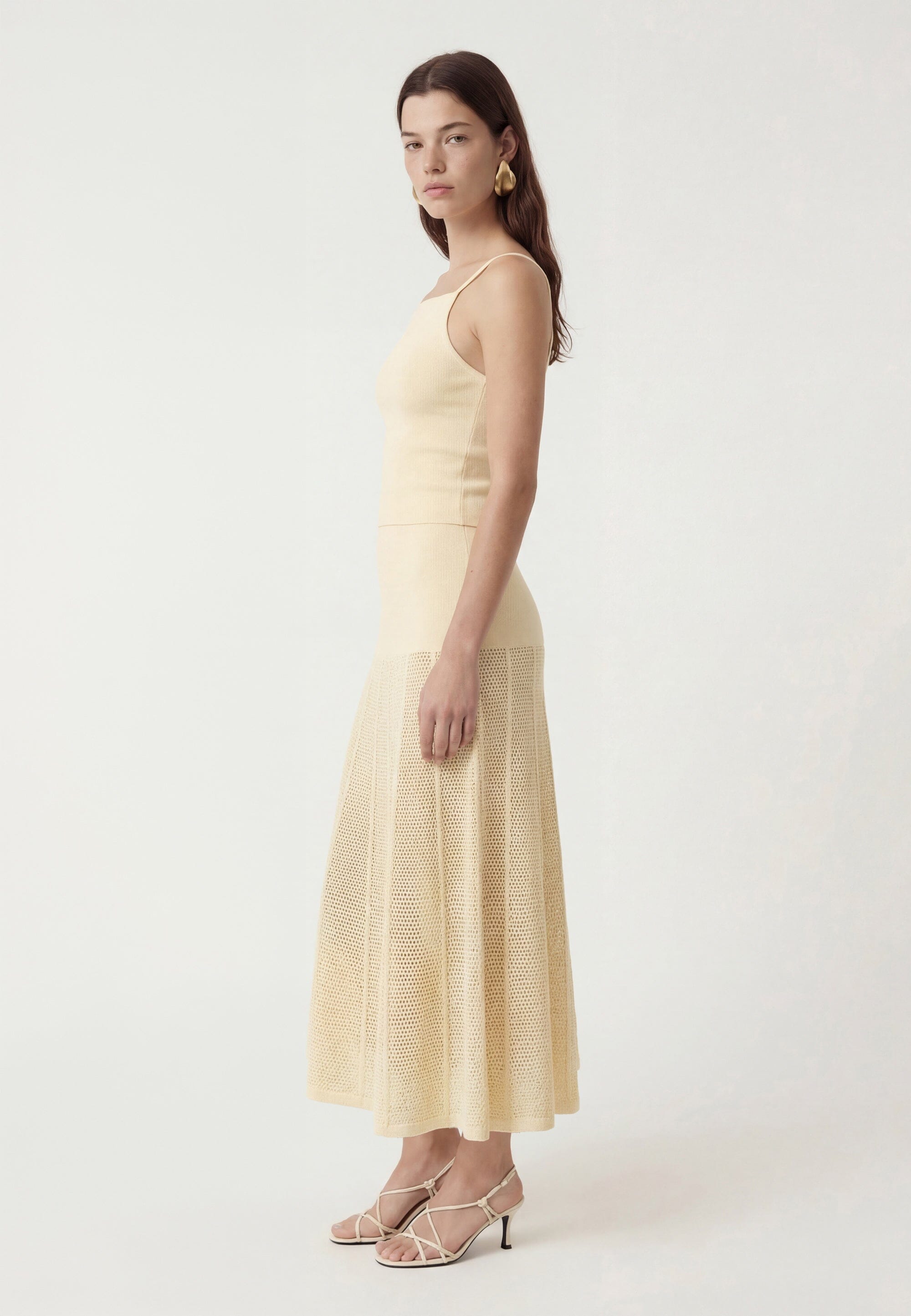 JUPE MIDI - CHARLEY - CREME JUPE NEW KOOKAI Mode Kookai