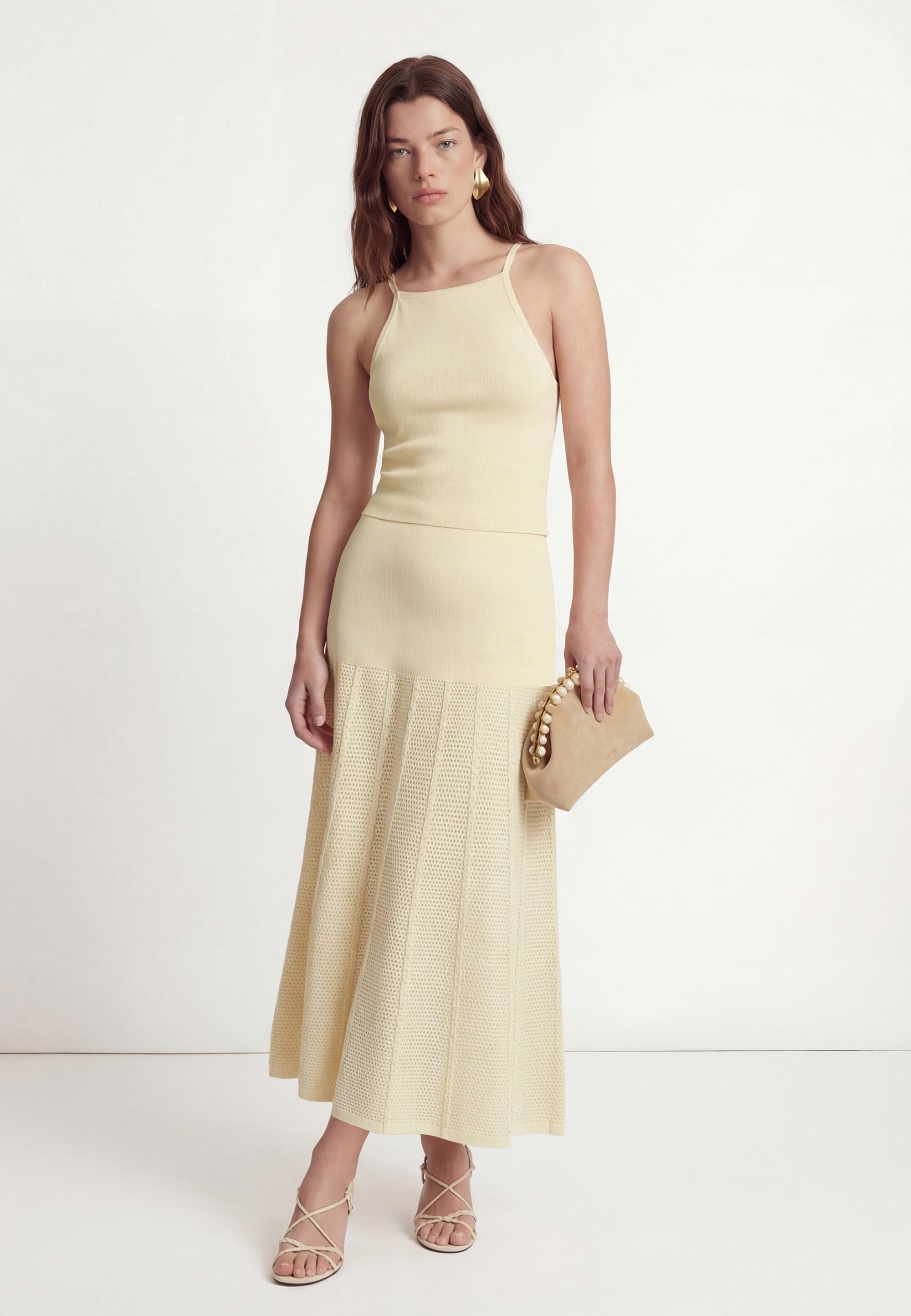 JUPE MIDI - CHARLEY - CREME JUPE NEW KOOKAI Mode Kookai