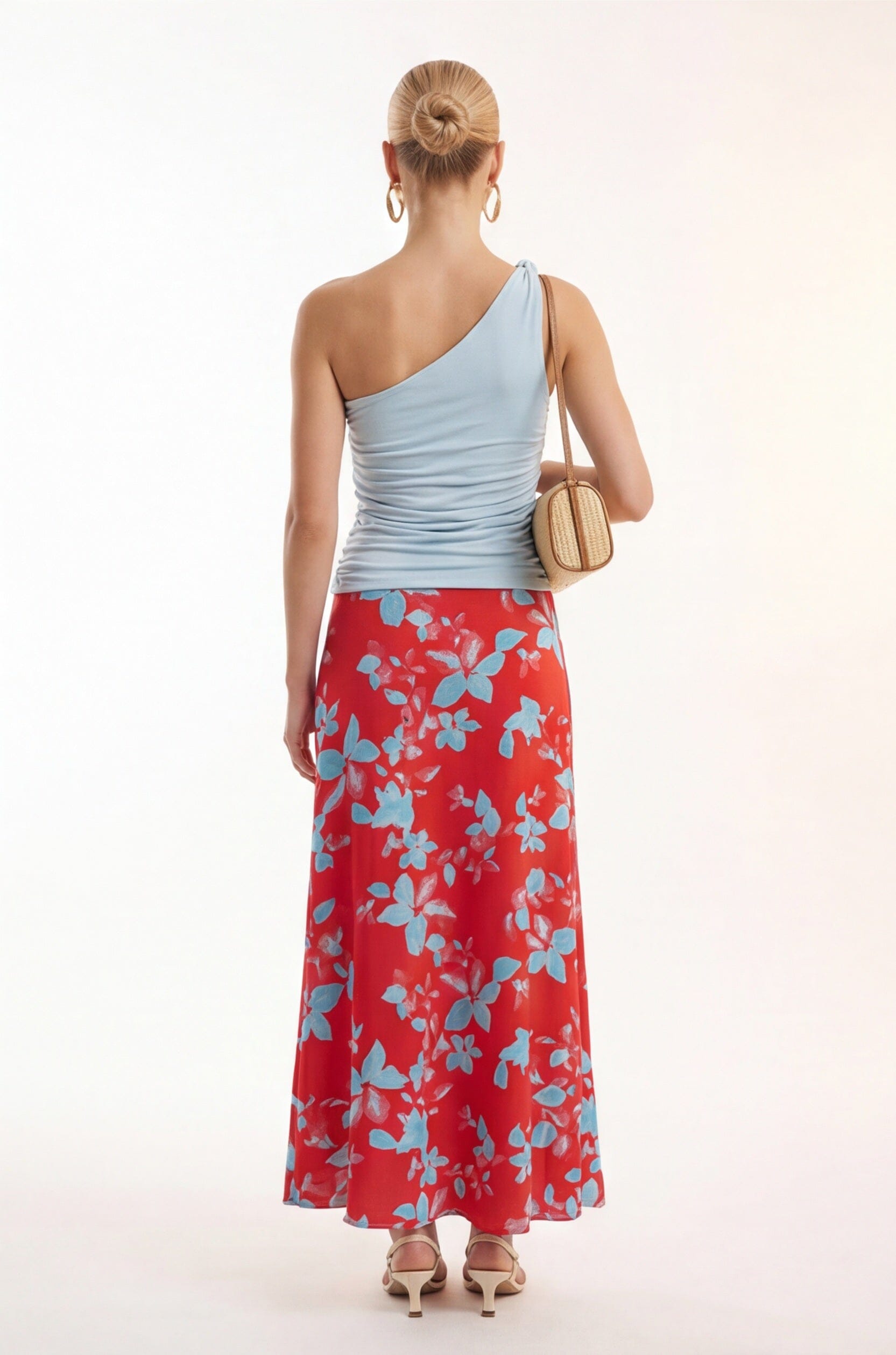 JUPE MIDI - CLARA - ROUGE JUPE NEW KOOKAI Mode Kookai