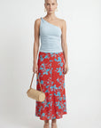 JUPE MIDI - CLARA - ROUGE JUPE NEW KOOKAI Mode Kookai
