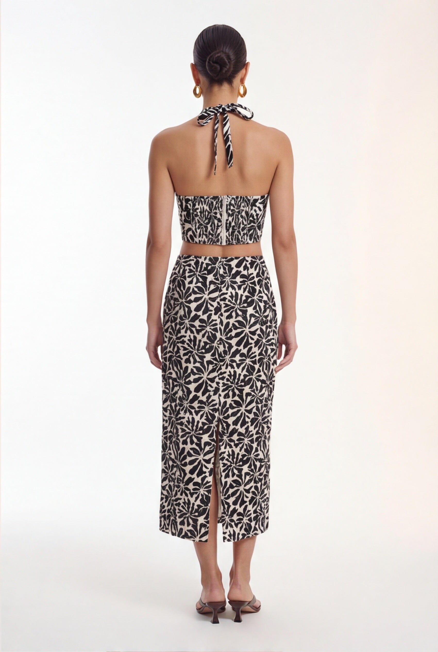 JUPE MIDI - CLARISSA - NOIR JUPE NEW KOOKAI Mode Kookai