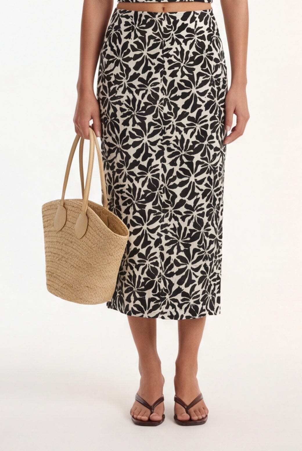 JUPE MIDI - CLARISSA - NOIR JUPE NEW KOOKAI Mode Kookai