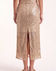 JUPE MIDI - COPACABANA - GOLD JUPE NEW KOOKAI Mode Kookai