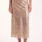 JUPE MIDI - COPACABANA - GOLD JUPE NEW KOOKAI Mode Kookai