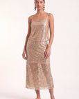 JUPE MIDI - COPACABANA - GOLD JUPE NEW KOOKAI Mode Kookai
