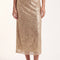 JUPE MIDI - COPACABANA - GOLD JUPE NEW KOOKAI Mode Kookai