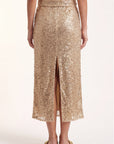 JUPE MIDI - COPACABANA - GOLD JUPE NEW KOOKAI Mode Kookai