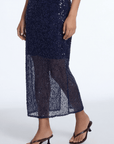 JUPE MIDI - COPACABANA - NAVY JUPE NEW KOOKAI Mode Kookai