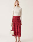 JUPE MIDI - DEBBIE - ROUGE JUPE NEW KOOKAI Mode Kookai
