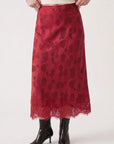 JUPE MIDI - DEBBIE - ROUGE JUPE NEW KOOKAI Mode Kookai