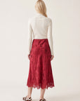 JUPE MIDI - DEBBIE - ROUGE JUPE NEW KOOKAI Mode Kookai