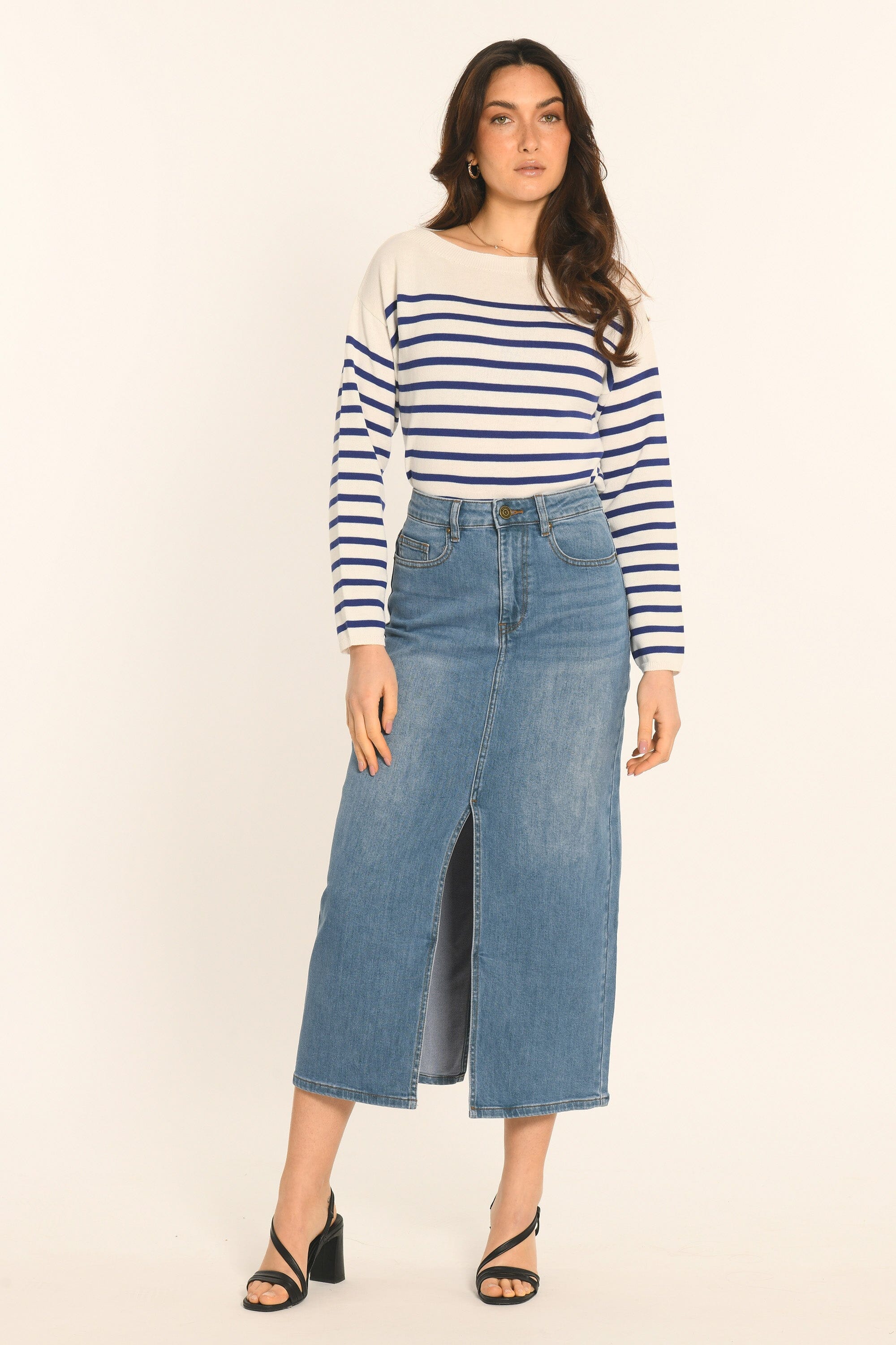 JUPE MIDI - DOUBLE STONE - ATLANTA JUPE SPORTWEAR NEW KOOKAI Mode Kookai