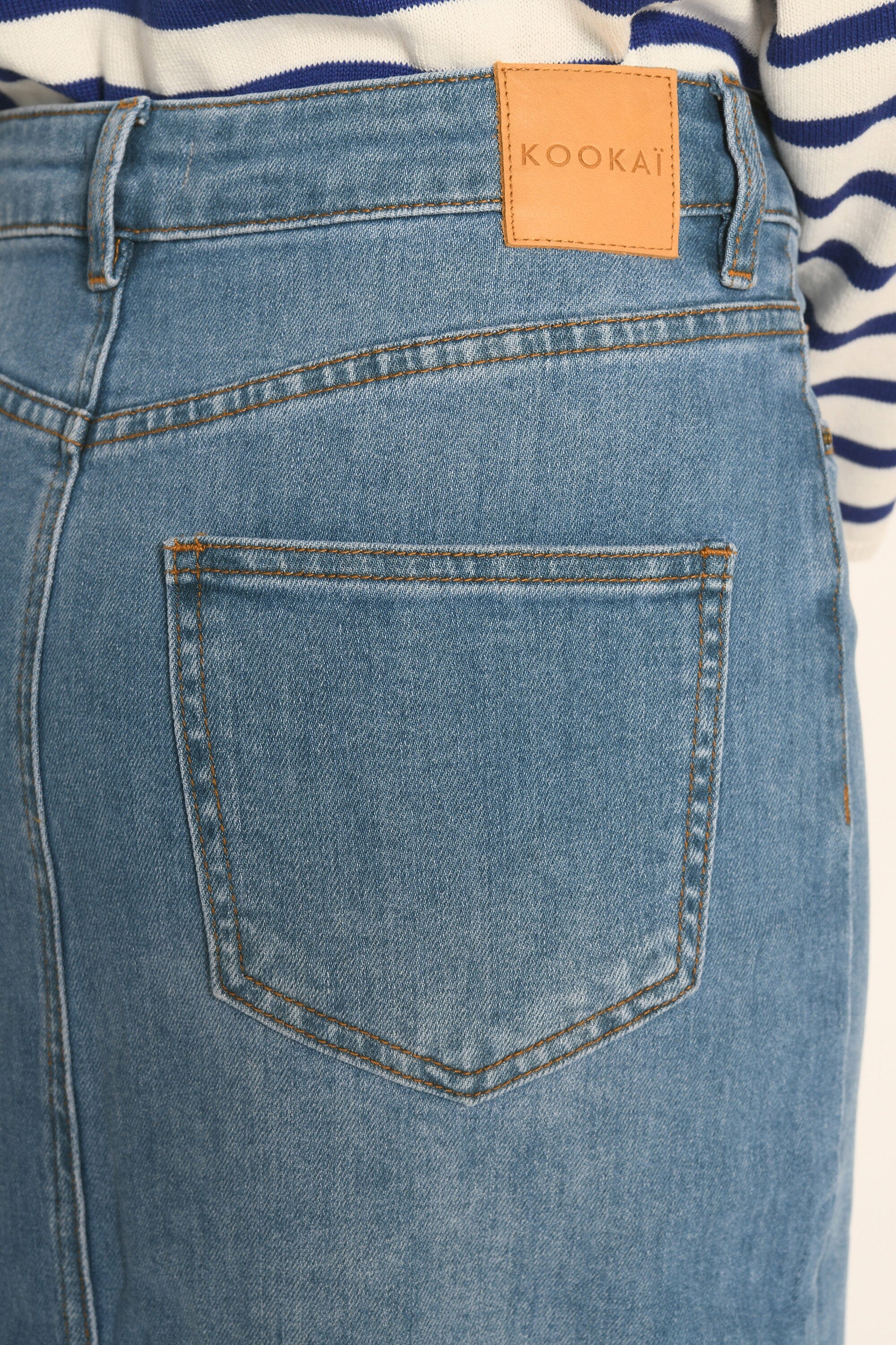 JUPE MIDI - DOUBLE STONE - ATLANTA JUPE SPORTWEAR NEW KOOKAI Mode Kookai