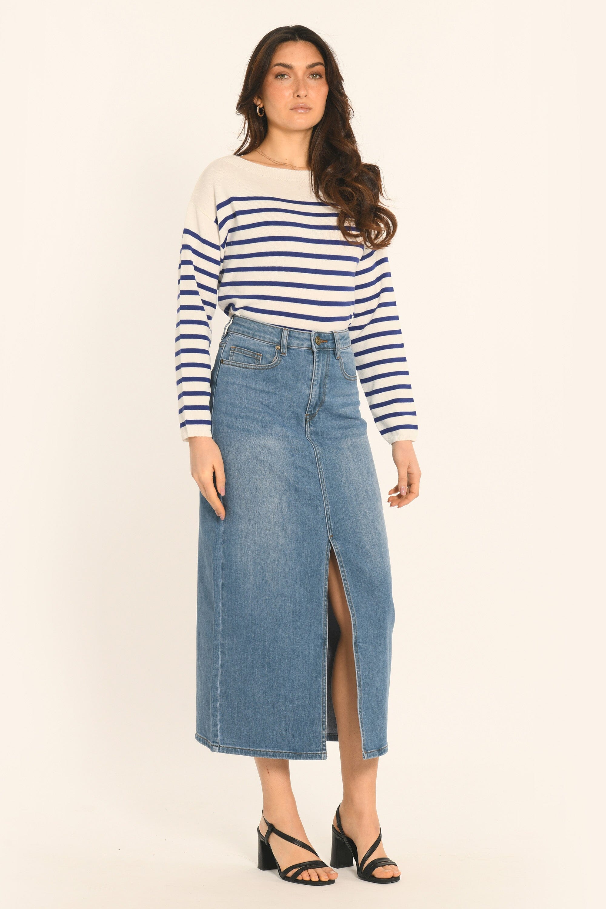JUPE MIDI - DOUBLE STONE - ATLANTA JUPE SPORTWEAR NEW KOOKAI Mode Kookai