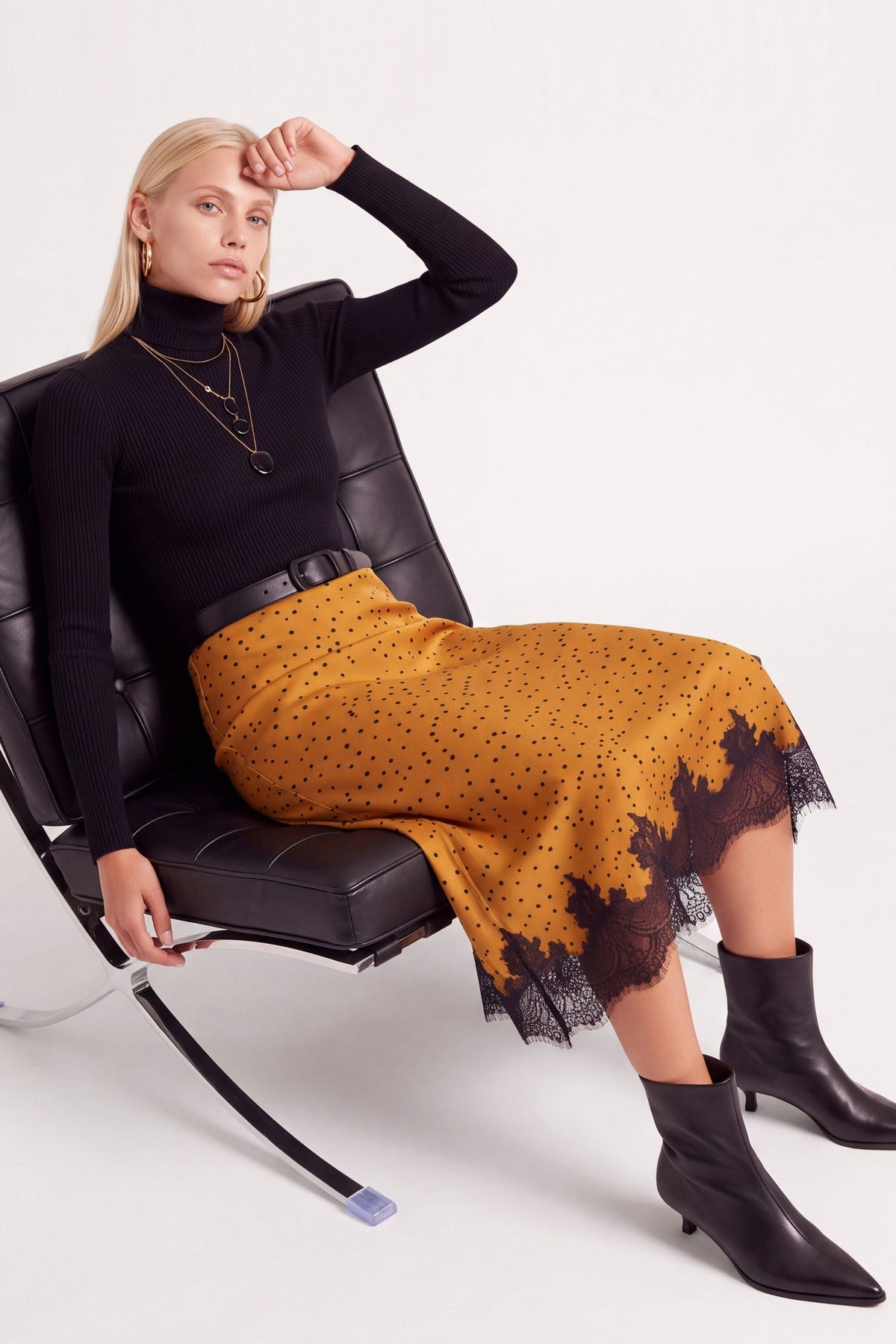 JUPE MIDI - DULCE - CARAMEL JUPE NEW KOOKAI Mode Kookai