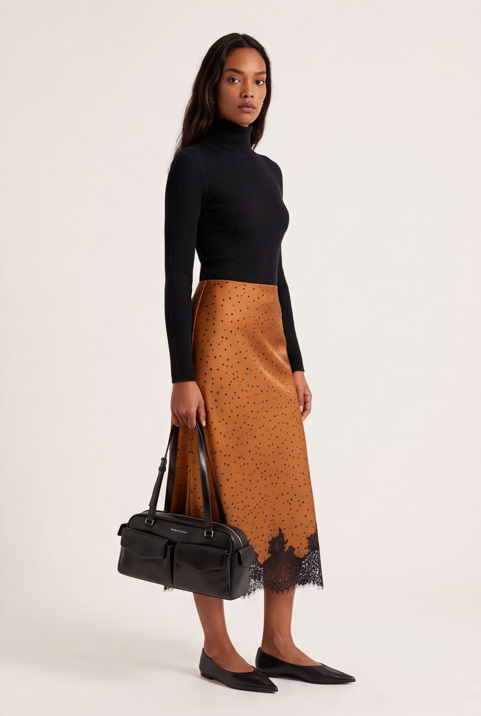 JUPE MIDI - DULCE - CARAMEL JUPE NEW KOOKAI Mode Kookai