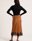 JUPE MIDI - DULCE - CARAMEL JUPE NEW KOOKAI Mode Kookai