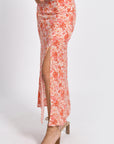 JUPE MIDI HELEN MULTI CORAIL JUPE NEW KOOKAI Mode Kookai