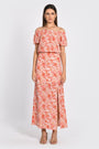 JUPE MIDI HELEN MULTI CORAIL JUPE NEW KOOKAI Mode Kookai
