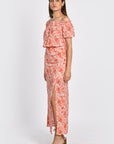 JUPE MIDI HELEN MULTI CORAIL JUPE NEW KOOKAI Mode Kookai