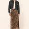 JUPE MIDI LEOPARD - CARAMEL - AZELIA JUPE NEW KOOKAI Mode Kookai