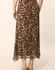 JUPE MIDI LEOPARD - CARAMEL - AZELIA JUPE NEW KOOKAI Mode Kookai