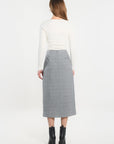 JUPE MIDI - SAM - GRIS JUPE KOOKAI Mode Kookai
