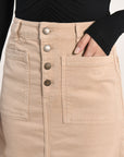 JUPE MIDI SPORTSWEAR THADEE CAMEL JUPE SPORTWEAR KOOKAI Mode Kookai