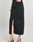 JUPE MIDI SPORTSWEAR THADEE NOIR JUPE SPORTWEAR KOOKAI Mode Kookai
