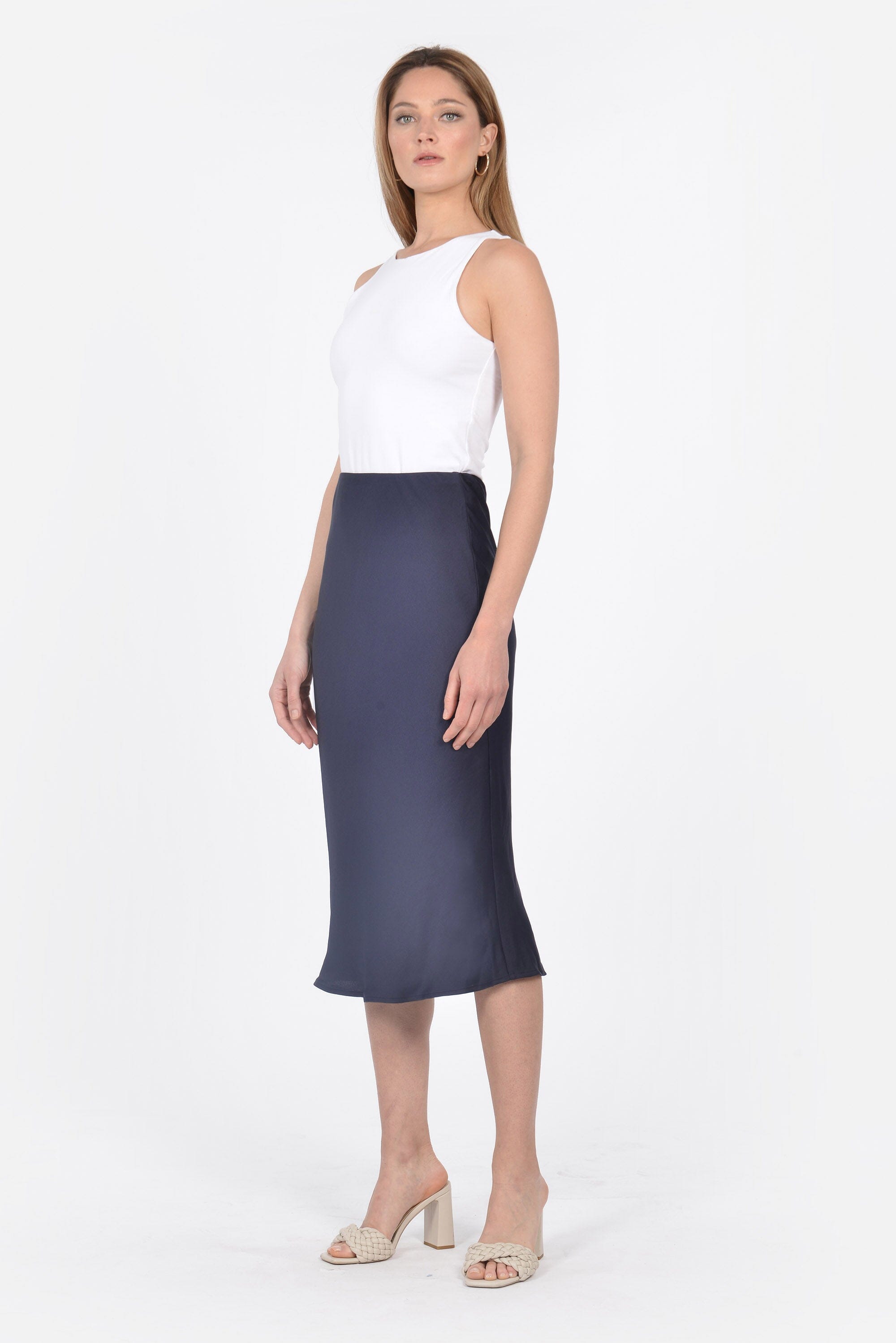 JUPE SATIN MIDI ELLIS ECLIPSE JUPE KOOKAI Mode Kookai