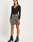 JUPE SEQUIN DALIDA BLACK/WHITE JUPE KOOKAI Mode Kookai