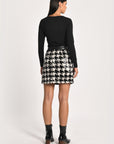 JUPE SEQUIN DALIDA BLACK/WHITE JUPE KOOKAI Mode Kookai