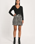 JUPE SEQUIN DALIDA BLACK/WHITE JUPE KOOKAI Mode Kookai