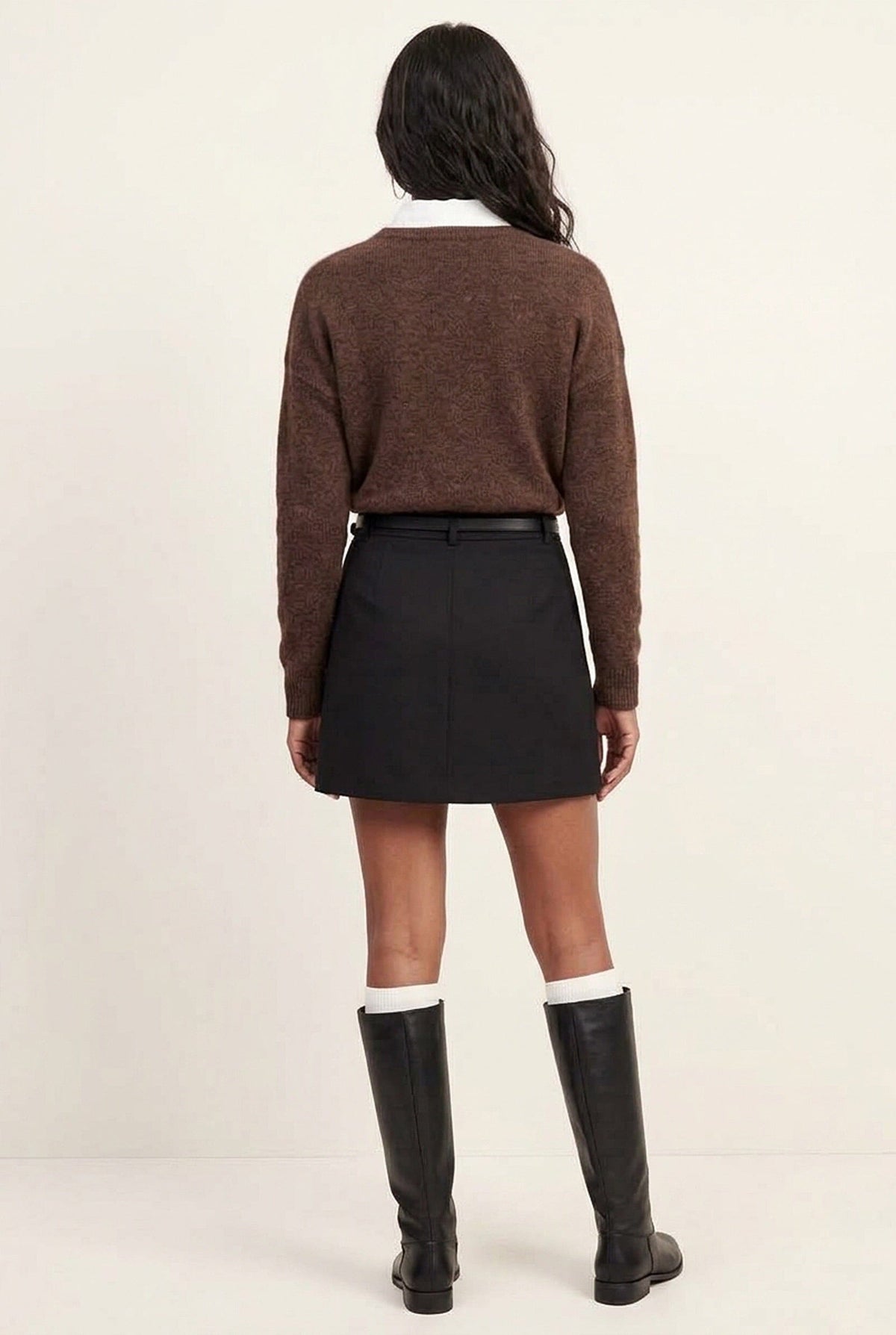 JUPE SHORT - DELLA - NOIR JUPE NEW KOOKAI Mode Kookai