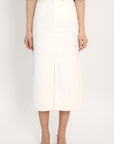 JUPE SPORTWEAR MIDI - ANOUK - BLANC JUPE SPORTWEAR NEW KOOKAI Mode Kookai