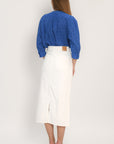JUPE SPORTWEAR MIDI - ANOUK - BLANC JUPE SPORTWEAR NEW KOOKAI Mode Kookai