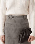 JUPE TAILLEUR - DIXIE - GRIS JUPE NEW KOOKAI Mode Kookai