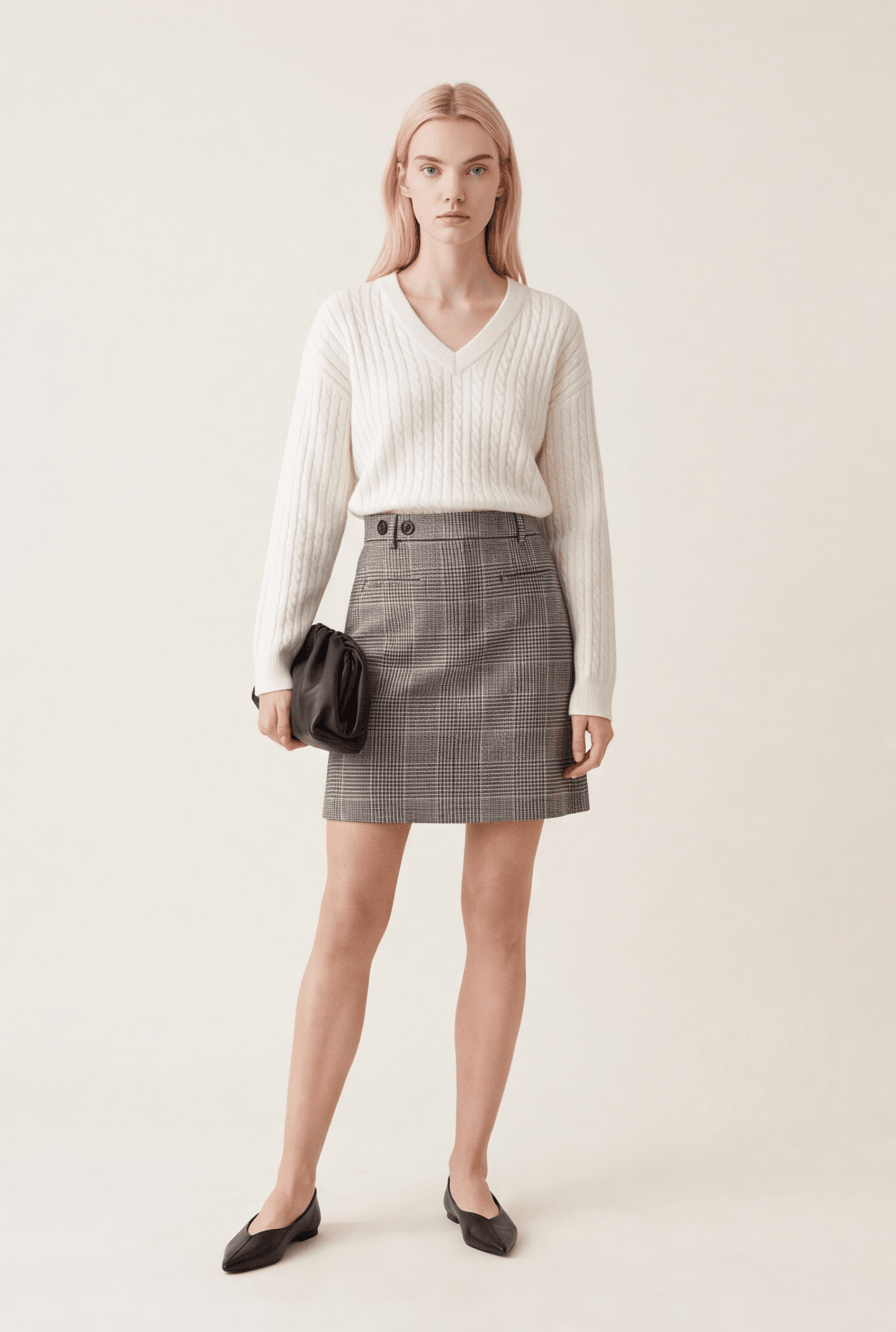 JUPE TAILLEUR - DIXIE - GRIS JUPE NEW KOOKAI Mode Kookai