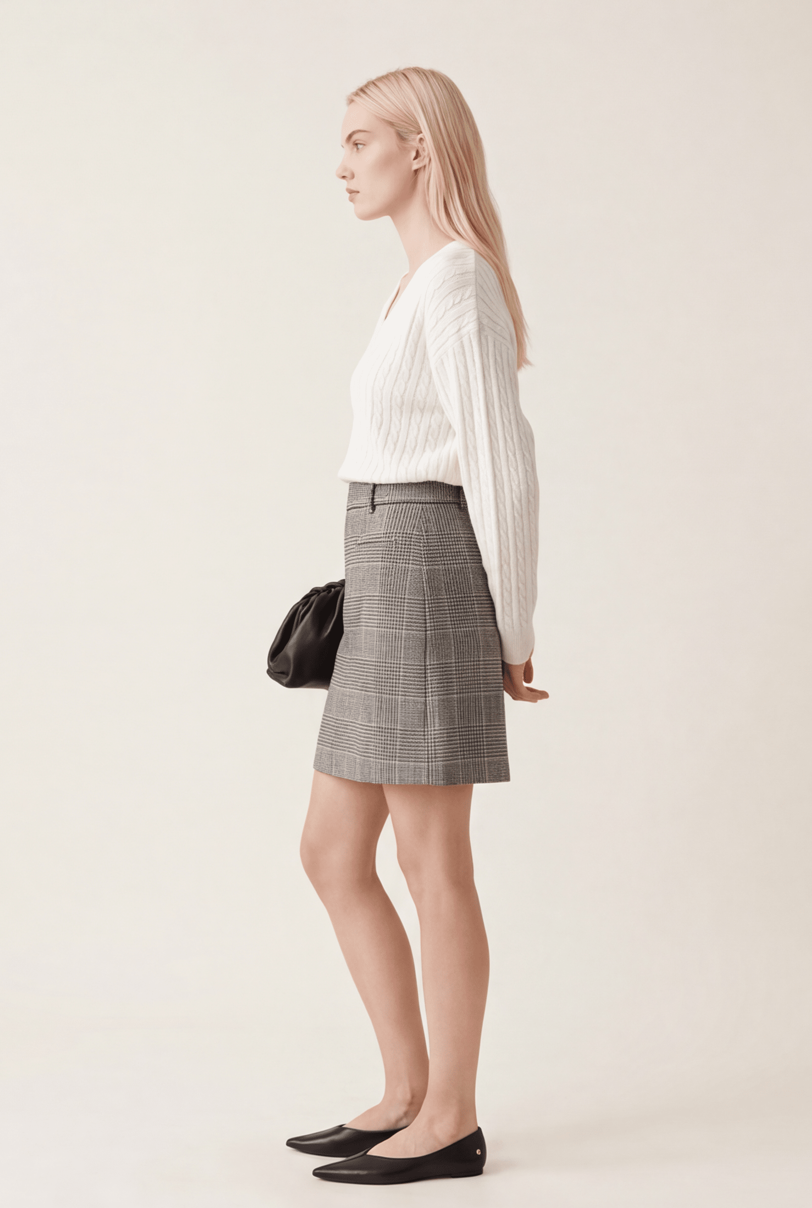 JUPE TAILLEUR - DIXIE - GRIS JUPE NEW KOOKAI Mode Kookai