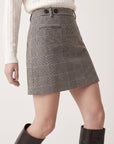 JUPE TAILLEUR - DIXIE - GRIS JUPE NEW KOOKAI Mode Kookai