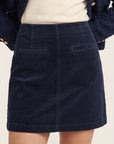 JUPE VELOURS - DORIA - CARBONE JUPE SPORTWEAR NEW KOOKAI Mode Kookai