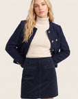 JUPE VELOURS - DORIA - CARBONE JUPE SPORTWEAR NEW KOOKAI Mode Kookai